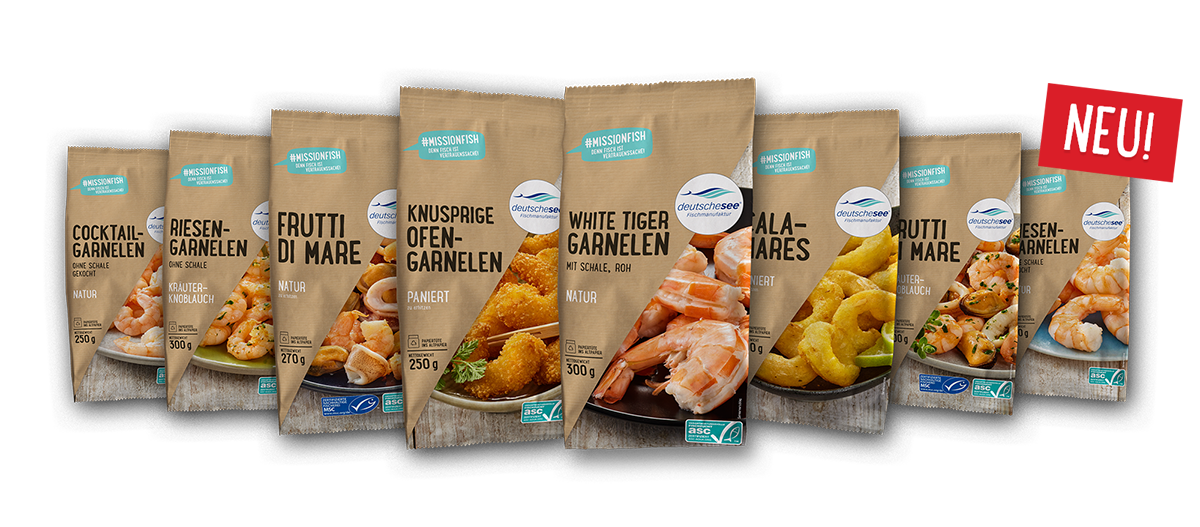 Deutsche See Seafood Vielfalt