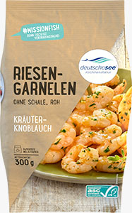 Riesengarnelen, ohne Schale, roh