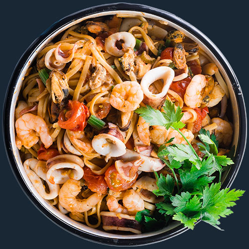 One Pot Pasta mit Frutti di Mare